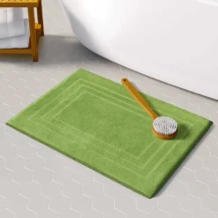 2er-Pack Frottee Duschvorleger 50x70 Cm Grün -Vidaxlko Verkaufe 9e1795391109eb377d598bd66d126c1f