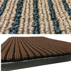 WEST & EAST Schmutzfangmatte - Braun-Schwarz 60 X 90 Cm - Fußabtreter - Sauberlaufmatte - Fußmatte - Bodenmatte - Türmatte - Fussmatte Innen Und Außen - Für Eingangsbereich - Rutschfest -Waschbar -Vidaxlko Verkaufe 9e8ab116851e643fd183e399c396dbb9