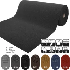 Schmutzfangmatte Hong Kong Anthrazit 80x200 Cm -Vidaxlko Verkaufe 9fdda36120cae07d637615860363ab69