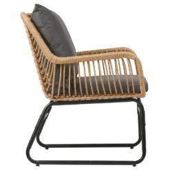 Stuhl ALBEDO Mit Sitzkissen, Moderner Gartenstuhl Aus Polyrattan, Esszimmerstuhl Aus Rattan -Vidaxlko Verkaufe a02533de88b93fa273affe9b969fba47