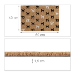 Relaxdays Fußmatte Kokos Mit Katzen -Vidaxlko Verkaufe a030cffff086ac1a19a85d2a411dc625