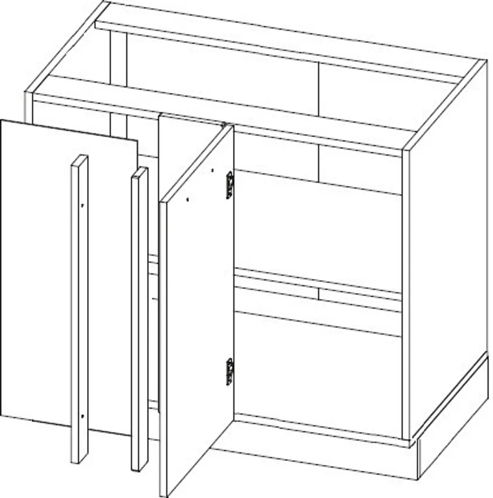 Küchenzeile Küche L-Form 240x370cm Lava / Vanille - Beige Neu 4 Küchenzeile Küche L-Form 240x370cm Lava / Vanille - Beige Neu – Bild 4