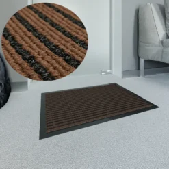 WEST & EAST Schmutzfangmatte - Braun-Schwarz 60 X 90 Cm - Fußabtreter - Sauberlaufmatte - Fußmatte - Bodenmatte - Türmatte - Fussmatte Innen Und Außen - Für Eingangsbereich - Rutschfest -Waschbar -Vidaxlko Verkaufe a358e1fafe8eafbfb89be34616a0515b