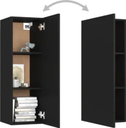 VidaXL 8-tlg. TV-Schrank-Set Schwarz Holzwerkstoff -Vidaxlko Verkaufe a47be1661ef938eedef3fca52eacab0a