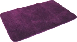 Mikrofaser-Badematte 60 X 100 Cm, Aubergine 60x100cm