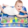 Baby Wassermatte Aufblasbare Wasserspielmatte XXL Sensorisches Spielzeug Kleinkinder Wasserspiel Bodenmatte Wachstum Aktivität Tool Bauchzeit Retoo