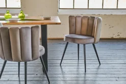 Esszimmerstuhl Stuhl Velvet Verschiedene Farben KAWOLA Grau JADA -Vidaxlko Verkaufe a86f854c0d93fa45865be91ab92d6604