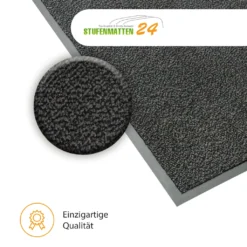 Schmutzfangmatte - Sauberlaufmatte Grau-schwarz Meliert 120 X 180 Cm -Vidaxlko Verkaufe a8798699d48f967072ce519aab34b021