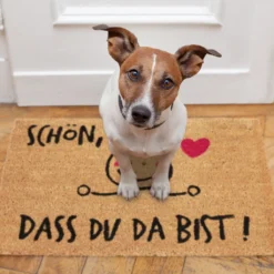 Relaxdays Fußmatte Kokos SCHÖN, DASS DU DA BIST -Vidaxlko Verkaufe a9c97b0d83e9d0ac2216aa19b81184c8