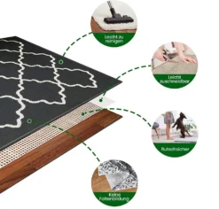 Teppichunterlage Rug Grip Weichschaum Antirutschmatte Rutschschutz Teppichstopper 150x240 Cm -Vidaxlko Verkaufe a9f8aa0b5a521673ddefd69a0c8864b0