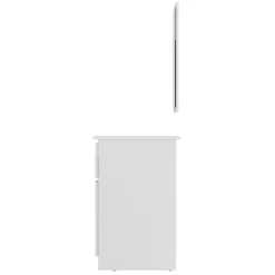 Schminktisch Weiß Mit Spiegel Und Schubladen Lora 90x50x77cm -Vidaxlko Verkaufe aa59ded076f0109699d58a2aa50a9abc
