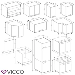 Vicco Eckküchenzeile R-Line Weiß Anthrazit Hochglanz 227 X 287 Cm Holzwerkstoff 10 Vicco Eckküchenzeile R-Line Weiß Anthrazit Hochglanz 227 X 287 Cm Holzwerkstoff -Vidaxlko Verkaufe aa62613a25e69ca3d017572259171596