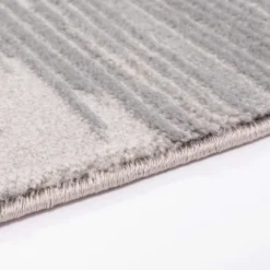 Teppich Modern Designer Flachflor Mit Streifen, Meliert, Hoch-Tief-Effekt In Grau Für Wohnzimmer Und Schlafzimmer, Größe In Cm:200 X 290 Cm -Vidaxlko Verkaufe aa88e44d85748ddaa343ff7e66e5894c