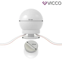 Vicco Schminktisch Lilli Frisiertisch Kommode Frisierkommode Spiegel Weiß Inklusive Hocker Und LED-Lichterkette -Vidaxlko Verkaufe aaa8e4669d28ea311316f69813e4fa96 2