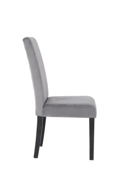 ByLIVING Esszimmerstuhl Silvio 2er-Set, Samt Bezug In Grau Mit Rautensteppung, Gestell Rubberwood Schwarz -Vidaxlko Verkaufe abc48b8522bfce8964d7966747213087