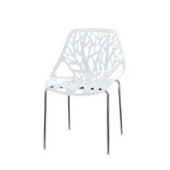 Makika Retro Stuhl Design-Stuhl - CALUNA 4er Set In Weiß -Vidaxlko Verkaufe ac0d50717a663cbe450b7f99b964d95e