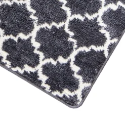 Badematte Badezimmerteppich Rutschhemmend Marrakesch Schwarz 50 X 80 Cm -Vidaxlko Verkaufe ac551ec2c9e2714d30219c67c12fa8b8