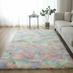 Regenbogen Übergroße Flauschige Teppiche 120*160cm Shaggy Area Rug Esszimmer Schlafzimmer Teppich Bodenmatte -Vidaxlko Verkaufe ac87fae1ae04a59d0c8f121b6e962696