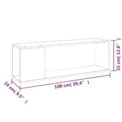 VidaXL TV-Schrank Schwarz 100x24x32 Cm Holzwerkstoff -Vidaxlko Verkaufe ad664edccc5541f8f7ee9d1d6fe78748