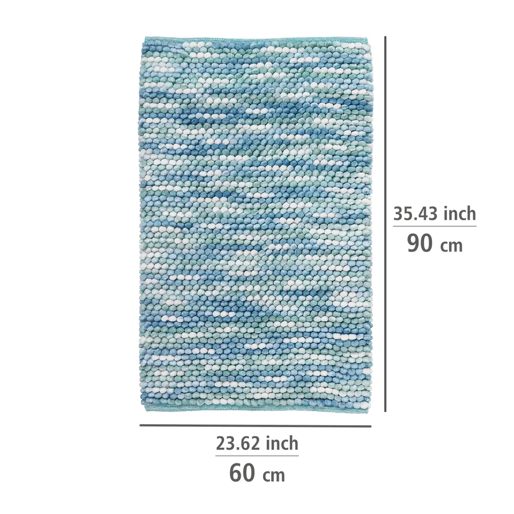 Wenko Badteppich Urdu Aqua 60 X 90 Cm 3 Wenko Badteppich Urdu Aqua 60 X 90 Cm – Bild 3