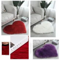 Liebestyp Flauschigen Teppich, Plüsch Flauschigen Bett Teppich Für Schlafzimmer Nach Hause-Rosa 30x40CM -Vidaxlko Verkaufe af945e095b08476b9132478a06eae8d1