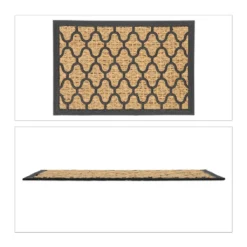 Relaxdays Fußmatte Gummi & Kokos Muster -Vidaxlko Verkaufe afdc3b34c7a6af547ed3c1296fba5d07