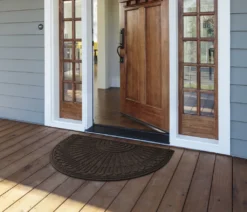 Fußmatte 60 X 90 Cm Halbrund Eingangsmatte Fußabstreifer Schmutzfangmatte HALFMOON BRAUN -Vidaxlko Verkaufe b2478c8d83e9c8b75c2103ba24069652