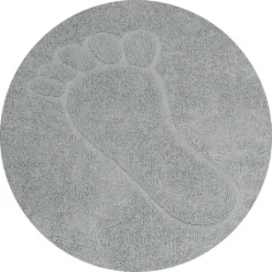 Betz Badvorleger Badematte Badteppich Duschvorlage "Füße" Größe 50x70 Cm Qualität 740g/m² 100%Baumwolle Farbe - Silber -Vidaxlko Verkaufe b4485c580c60f2339579add242f9c114