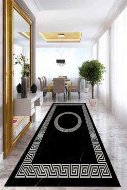 Teppich & Läufer Imperial Flach 7x Größen Schwarz & Silber 6mm HLO-JE45 160x230 Cm (3,68m²) -Vidaxlko Verkaufe b83972c9cf7f200cb25107cd11c29c34