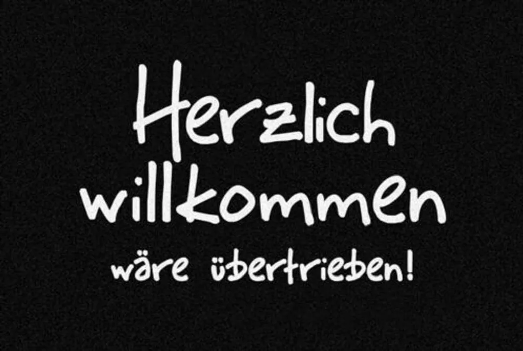 Fußmatte Herzlich Willkommen Wäre übertrieben Fußabtreter Türmatte Schmutzmatte Schmutzfangmatte Fussmatte Doormat 1 Fußmatte Herzlich Willkommen Wäre übertrieben Fußabtreter Türmatte Schmutzmatte Schmutzfangmatte Fussmatte Doormat
