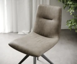 DELIFE 4-er-Set-Esszimmerstuhl Pia-Adesso Taupe Vintage Kreuzgestell Konisch -Vidaxlko Verkaufe bee79f4efe1162952da275c1eca0b45d