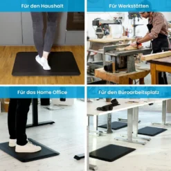 Ergotopia® Anti-Ermüdungsmatte Für Steharbeitsplätze, Ergonomische Arbeitsplatzmatte Für Gesundes & Schmerzfreies Stehen, Rutschfest & Langlebig, Ergonomische Schreibtisch Stehmatte -Vidaxlko Verkaufe c0082fdd9dab1938b26d9f3e5b8ddcc6