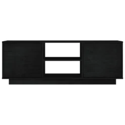 VidaXL TV-Schrank Schwarz 110x30x40 Cm Massivholz Kiefer -Vidaxlko Verkaufe c110b5d8e8ad77bb99e430dd0edf5e69