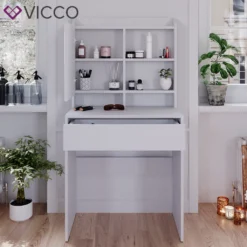 Vicco Schminktisch Frisiertisch Frisierkommode Laura Weiß 70x136 Cm Spiegelschrank Modern Schlafzimmer Kommode Schminkspiegel Schrank Schublade Kosmetiktisch Make-Up-Tisch -Vidaxlko Verkaufe c17410c10d57e9f9fc12802fde2c6c9c
