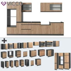 Vicco Küchenzeile R-Line J-Shape Anthrazit Goldkraft 350 Cm Holzwerkstoff 13 Vicco Küchenzeile R-Line J-Shape Anthrazit Goldkraft 350 Cm Holzwerkstoff -Vidaxlko Verkaufe c2213c3f89a725eb55e1ba83b4f55e8b