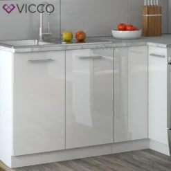 Vicco Küchenzeile R-Line Weiß Hochglanz 167x187 Cm Holzwerkstoff -Vidaxlko Verkaufe c2d76b36eca2c747ef4fca9a792ab1f6