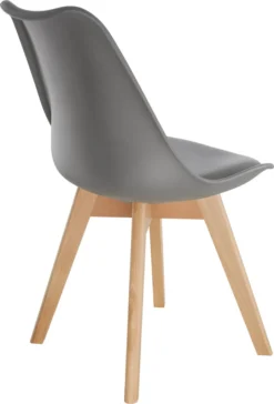 Tectake 4 Esszimmerstühle Friederike - Grau -Vidaxlko Verkaufe c30a671fd4347ddd90f1248006faa822