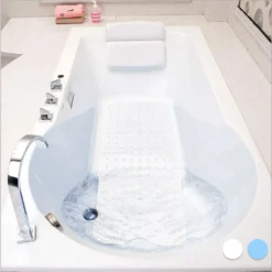 OneTwoFit Extra Lange Rutschfeste Badematte Mit 200 Saugnäpfen Duschmatte Maschinenbadematte 100x 40 Cm AB189 -Vidaxlko Verkaufe c3300ffb663d0d6f3fc9dd6f281a70f8