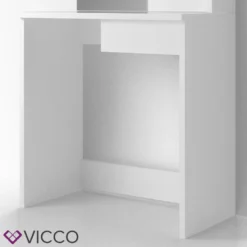 Vicco Schminktisch Dekos Kosmetiktisch Frisierkommode Frisiertisch Spiegel Weiß Inklusive Hocker Und LED-Lichterkette -Vidaxlko Verkaufe ca29c6c7936c7ef0f22a3e3a7aa91d87