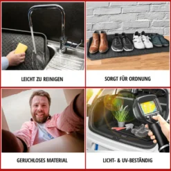 WALSER Mehrzweckwanne Safetray, Universale Kofferraumwanne, Kunststoffwanne, Auffangwanne, Schuhwanne, Ölwanne Small 77x35x3 Cm Schwarz 28100 -Vidaxlko Verkaufe ccf34e734d2c910f4343ab79c9359921