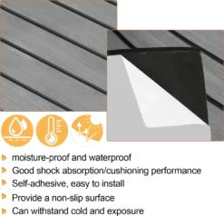 EINFEBEN Bodenbelag Matte Deck Teppich EVA Schaum Teak Yacht Selbstklebend Fußboden Deck Matte Grau 240x90cm 11 EINFEBEN Bodenbelag Matte Deck Teppich EVA Schaum Teak Yacht Selbstklebend Fußboden Deck Matte Grau 240x90cm -Vidaxlko Verkaufe cdb815b7b295bbe10c52fd1439e09eb5