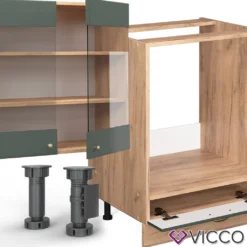 Vicco Küchenzeile Fame-Line Goldkraft Grün Landhaus 300 Cm Holzwerkstoff 11 Vicco Küchenzeile Fame-Line Goldkraft Grün Landhaus 300 Cm Holzwerkstoff -Vidaxlko Verkaufe cfe7d74de793062bf782a1460a57b34b