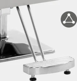 Barberpub Hydraulischer Friseurstuhl, Friseursessel Bedienungsstuhl Höhenverstellbar, Barber Chair Drehstuhl Schönheitssalon-stuhl Friseureinrichtung, Kunstleder, 3802 (Grau) -Vidaxlko Verkaufe d0c349fbfba8287c64921605cf779a78