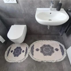 Roland Badematten WC Teppich Set Oval In Verschiedenen Farben Rosé -Vidaxlko Verkaufe d0ceb33e11c97ddaca1643f6853d2a48