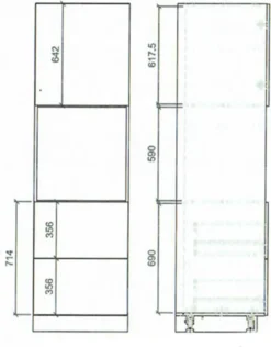 Küchenblock 165x246x285cm Lava / Permbroke - Ares Black Küchenzeile Modern U-Form -Vidaxlko Verkaufe d0d2ee7f7391f0ce8d906253277cf75d