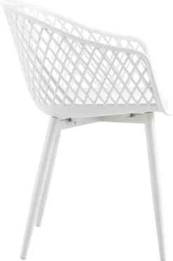 Esszimmerstuhl MADEIRA, Schöner Küchenstuhl Im Retro Design, Bequemer Essstuhl Im 4er Set, Praktischer Essstuhl Aus Kunststoff In Weiß -Vidaxlko Verkaufe d1708d1aab56b43f864726a919364a6f