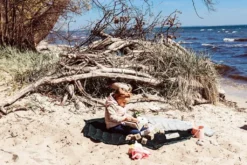 Bellochi Spielmatte Für Baby Und Kinder - Dunkelgrün - 138x120 Cm - Universal Spielteppich Zum Krabbelnlernen - Für Innen- Und Außenbereich - Weiches Veloursstoff - Blattform -Vidaxlko Verkaufe d2953e7b74aa3e4ee2ae8cd25cefb440