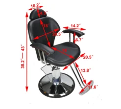 Barberpub Friseurstuhl Friseursessel Bedienungsstuhl Friseureinrichtung Hydraulisch Stuhl 8714 -Vidaxlko Verkaufe d2b4d0061c8daf09dd8c6ac95307f0bc