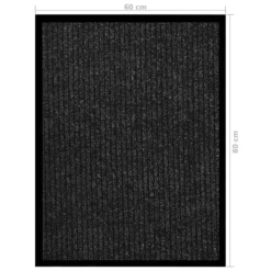 VidaXL Fußmatte Anthrazit Gestreift 60x80 Cm -Vidaxlko Verkaufe d3176f322ba475448588852c95859253