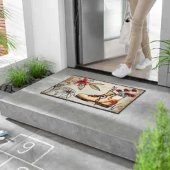 Wash+dry Fußmatte Walking Vibes 50 X 75 Cm Waschbare Schmutzmatte -Vidaxlko Verkaufe d3f39e2f4ad99a0af492b96d98f70239
